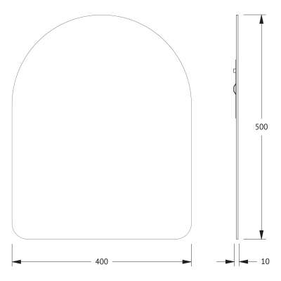 Зеркало настенное Primary EVOFORM 40х50 см, BY 0001 фото в интернет-магазине Русалия
