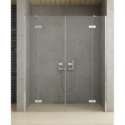 Дверь в нишу NEW TRENDY REFLEXA 160x200 EXK-5071 (хром) фото в интернет-магазине Русалия