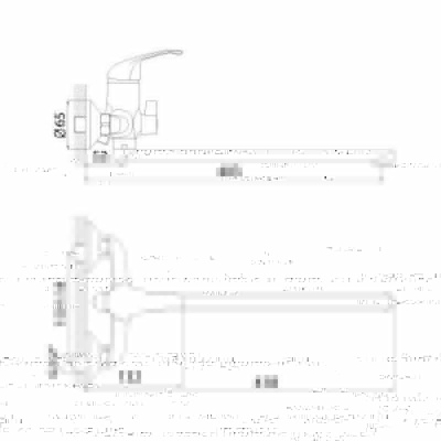 Смеситель для ванны Rossinka A (A35-32) фото в интернет-магазине Русалия