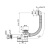 Слив-перелив автоматический для ванны AG210132160 Alcaplast фото в интернет-магазине Русалия Слив-перелив автоматический для ванны AG210132160 Alcaplast фото в интернет-магазине Русалия