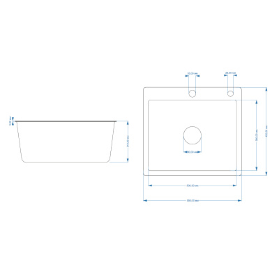Мойка для кухни Fmark FSC5545C, матовое золото фото в интернет-магазине Русалия