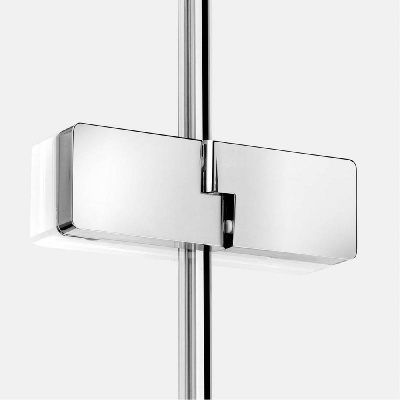 Дверь в нишу NEW TRENDY EVENTA R 120x200 EXK-4459 (хром) фото в интернет-магазине Русалия