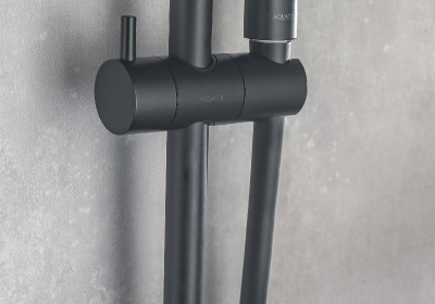 Душевой гарнитур 3jet 73см AQUATEK, матовый черный AQ2011MB фото в интернет-магазине Русалия