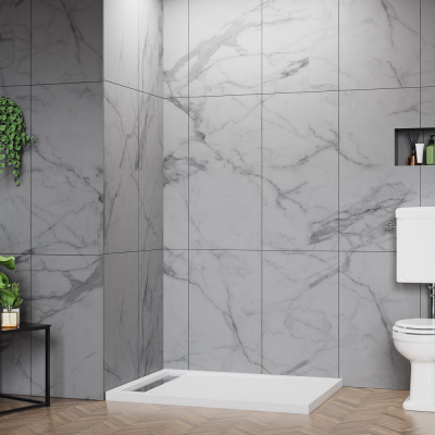 Акриловый поддон BelBagno TRAY-BB-DUE-AH-100/80-4-W0 фото в интернет-магазине Русалия