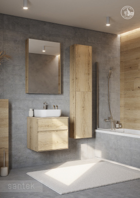 Раковина Santek Одри Soft 420х420 отверстие под смеситель 1WH501709 фото в интернет-магазине Русалия