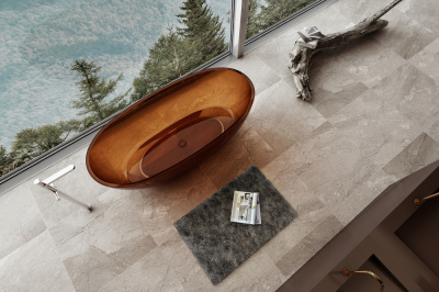 Прозрачная ванна ABBER Kristall AT9701Opal 165х78х58 см фото в интернет-магазине Русалия