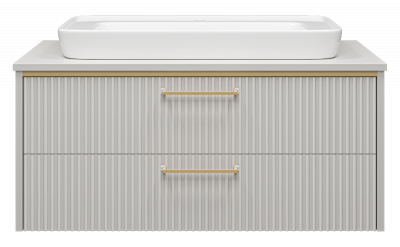 Тумба Elche 100 подвесная с раковиной Ekokerama Doppio 80 Brevita фото в интернет-магазине Русалия