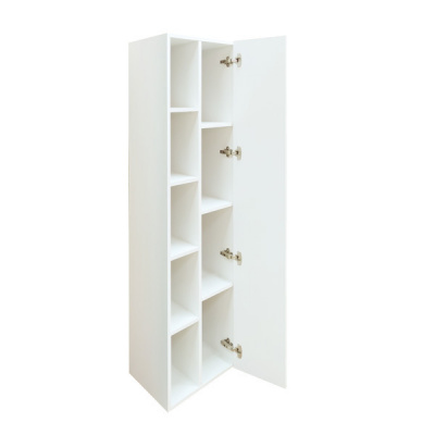 COMFORTY. Шкаф-колонна "Милан-40" белый глянец фото в интернет-магазине Русалия