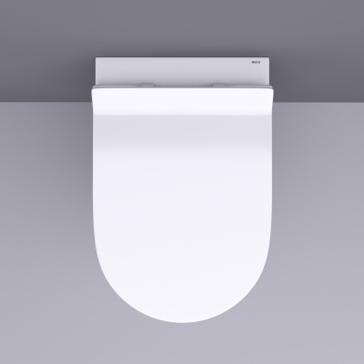 BOND F02-10 Унитаз подвесной безободковый с сиденьем с микролифтом фото в интернет-магазине Русалия