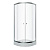 Душевой уголок "Альфа-Хром" 80х80 А, 1/4 круга, низ. подд. (2 места+сифонD90мм) Тритон Щ0000049614 фото в интернет-магазине Русалия