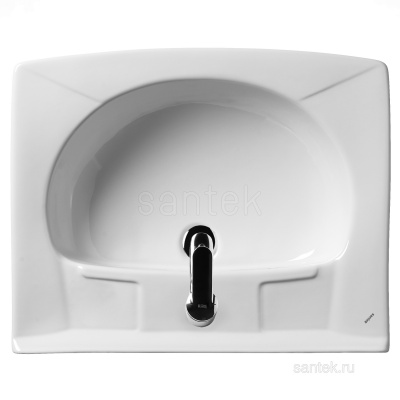 Раковина Santek Пилот 50 отверстие под смеситель 1WH301970 фото в интернет-магазине Русалия