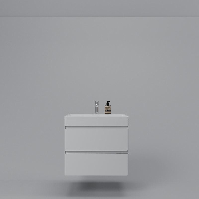 Тумба подвесная "Атлантика 70", Люкс антискрейч, PLUS + Умывальник Атлантик 70 фото в интернет-магазине Русалия