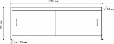 Экран под ванну Бланка 160 EMMY фото в интернет-магазине Русалия