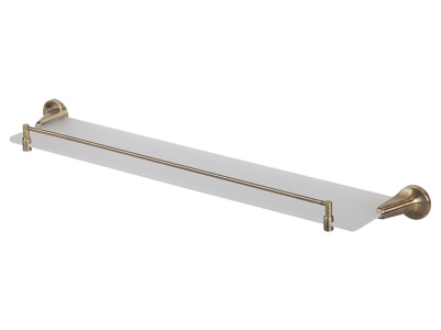 Полка стеклянная с ограничителем 60см OSC-5211.BR Oscar Bronzo Veragio фото в интернет-магазине Русалия