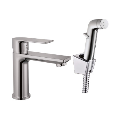 Смеситель для раковины с гигиеническим душем Haiba (HB12505) фото в интернет-магазине Русалия