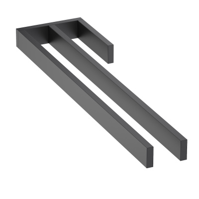 Полотенцедержатель двойной Timo Petruma черный (15252/03) фото в интернет-магазине Русалия