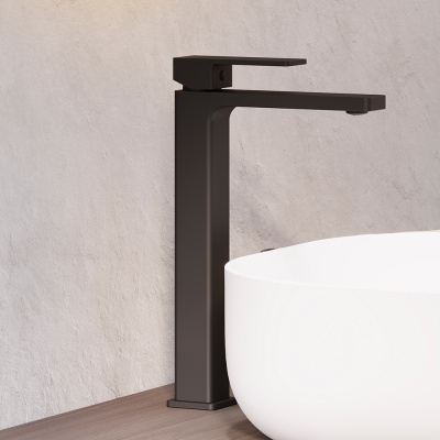 530250300 Gala высокий смеситель для умывальника, чёрный Damixa фото в интернет-магазине Русалия