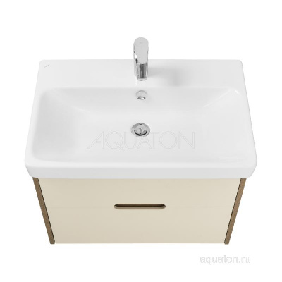 Тумба под раковину AQUATON Оливия 70 бежевый, дуб велл 1A254301OLVG0 фото в интернет-магазине Русалия