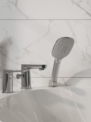 Смеситель на борт ванны Moduo A64100 Cersanit фото в интернет-магазине Русалия