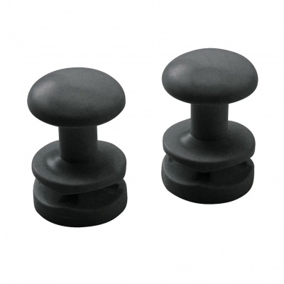 Держатель для полотенец круглый для Atlantic 2012 (антрацит) 002230 фото в интернет-магазине Русалия