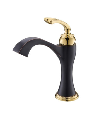 Смеситель для раковины Timo Unari (7501/04F black antique) фото в интернет-магазине Русалия