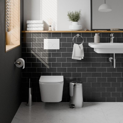 INOX-O Клавиша смыва 246 х 165 мм, белый матовый, нержавеющая сталь IBERICA BLANCA фото в интернет-магазине Русалия