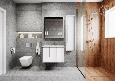 Зеркальный шкаф AQUATON Ривьера 80 белый матовый 1A239102RVX20 фото в интернет-магазине Русалия