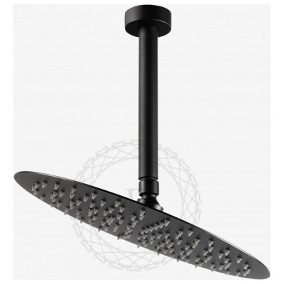 Душевая система встраиваемая FILARETE Roun FL1024BL, черный фото в интернет-магазине Русалия