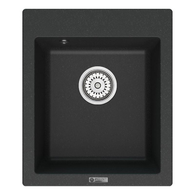 Мойка кухонная Point Динара 42 PN3004B, черный фото в интернет-магазине Русалия