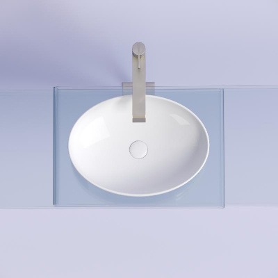 Умывальник чаша накладная овальная Element 502*363*145мм CN6056 Ceramica Nova фото в интернет-магазине Русалия