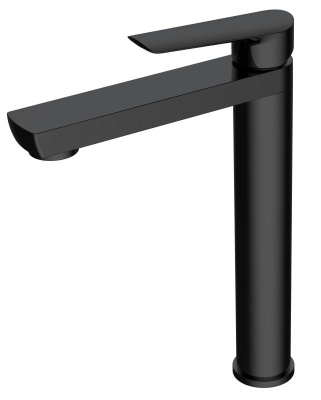 Смеситель ESKO "Lagos Black" для раковины, высокий (LG25B) фото в интернет-магазине Русалия