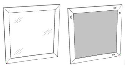 Зеркало "Классика 80" универсальное Corozo фото в интернет-магазине Русалия