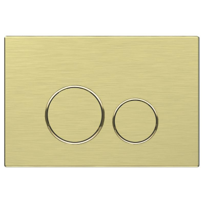 Кнопка смыва Vincea VFP-005BG, цвет брашированное золото фото в интернет-магазине Русалия