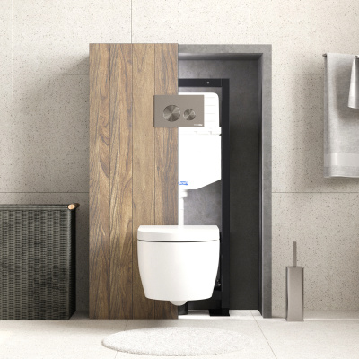 Dill 61TLT.010.ME.BN02 Система инсталляции для унитазов, никель Wasserkraft фото в интернет-магазине Русалия