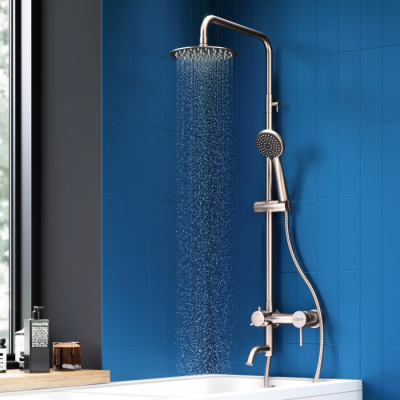 D0703000SS Logic  new душевая система со смесителем из нержавеющей стали фото в интернет-магазине Русалия