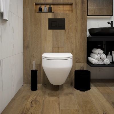 Унитаз подвесной безободковый Dami SH0208 с сиденьем-микролифт SHRUDERS фото в интернет-магазине Русалия