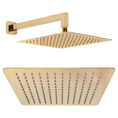 Душевая система встраиваемая (без излива) Hansberge H6070GO, золото фото в интернет-магазине Русалия