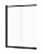 Шторка для ванны NEW TRENDY SENSI BLACK 100x150 P-0046 (черный) фото в интернет-магазине Русалия