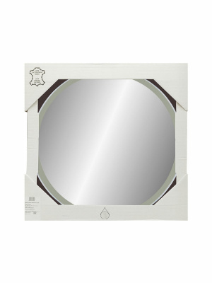 Зеркало с подсветкой Millenium White d800 без зеркального отступа ЗЛП1706 Continent фото в интернет-магазине Русалия