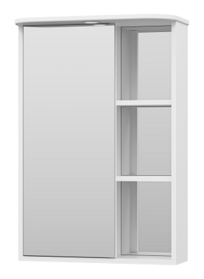 Зеркальный шкаф Венера 55 левый П-Внр04055-01СвЛ Misty фото в интернет-магазине Русалия