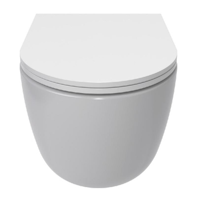 AQM2013PRO Унитаз подвесной сиденье SoftClose, технология смыва Invisible, скрыт крепеж. 490х360х380 AQUAme фото в интернет-магазине Русалия