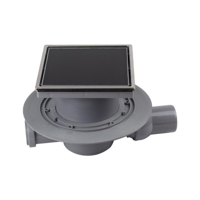 Точечный трап Pestan Confluo Standard 15х15 Black Glass (13000090) фото в интернет-магазине Русалия