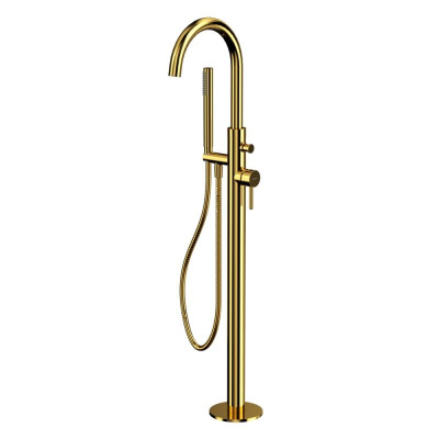 Смеситель для ванны отдельностоящий WHITECROSS Y Y1233GL (золото) фото в интернет-магазине Русалия