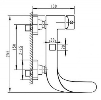 Смеситель для ванны Wave F674108C-01 Bravat фото в интернет-магазине Русалия