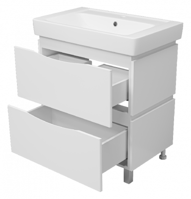 Тумба Венера 80 с раковиной Dreja Q 80 Misty фото в интернет-магазине Русалия