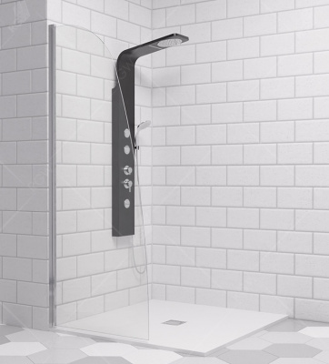 Перегородка для душа 80 WA-006 RGW фото в интернет-магазине Русалия