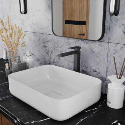 Смеситель D&K для раковины высокий Bayern.Liszt (DA1512005) фото в интернет-магазине Русалия