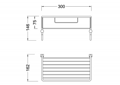 Полка с крючками Timo Nelson (160081/02) фото в интернет-магазине Русалия