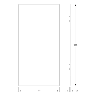 Зеркало настенное с фацетом Standard EVOFORM 40x80 см, BY 0217 фото в интернет-магазине Русалия