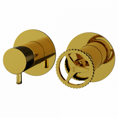 Смеситель для душа Remer Chrono CH93ZPDO, золото глянцевое фото в интернет-магазине Русалия